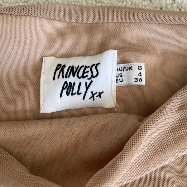 Tan Mini Dress - Image 7