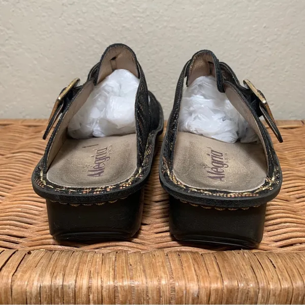 Algeria Classic Safari Tiger Stripe Clog Mule Size 37 - Image 6