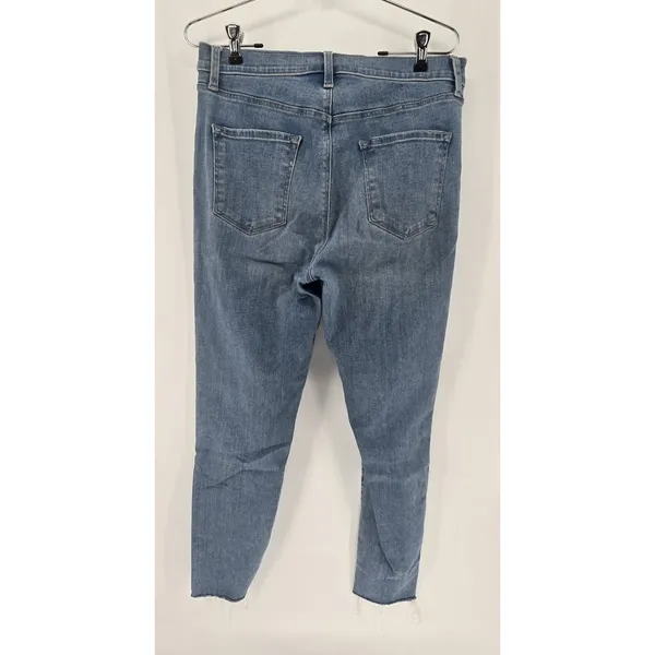 J Brand Skinny Jeans‎ Womens 30 JB002389 Blue Raw Hem Stretch EUC - Image 3