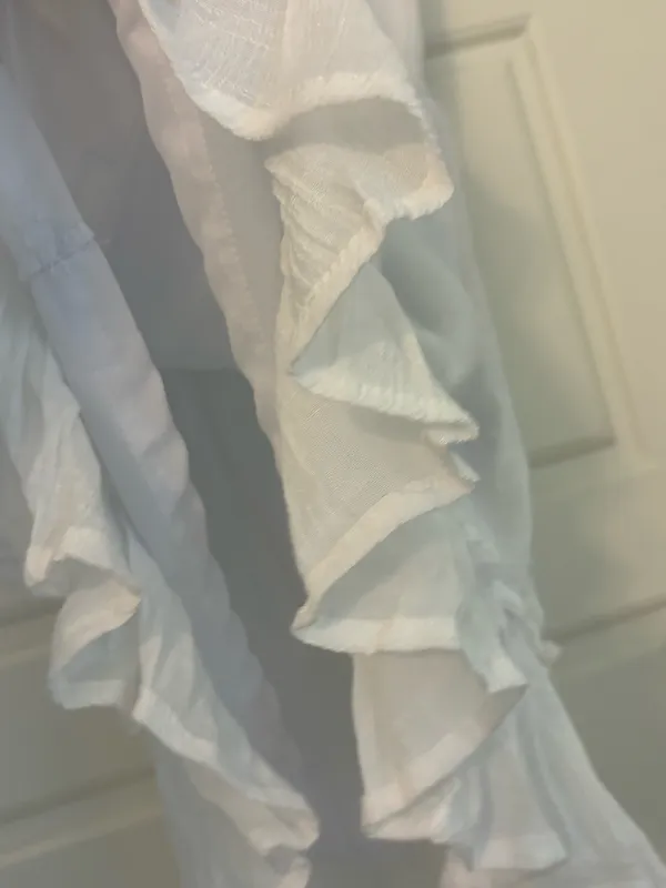 Juniors White Tube Dress Y2K - Image 4