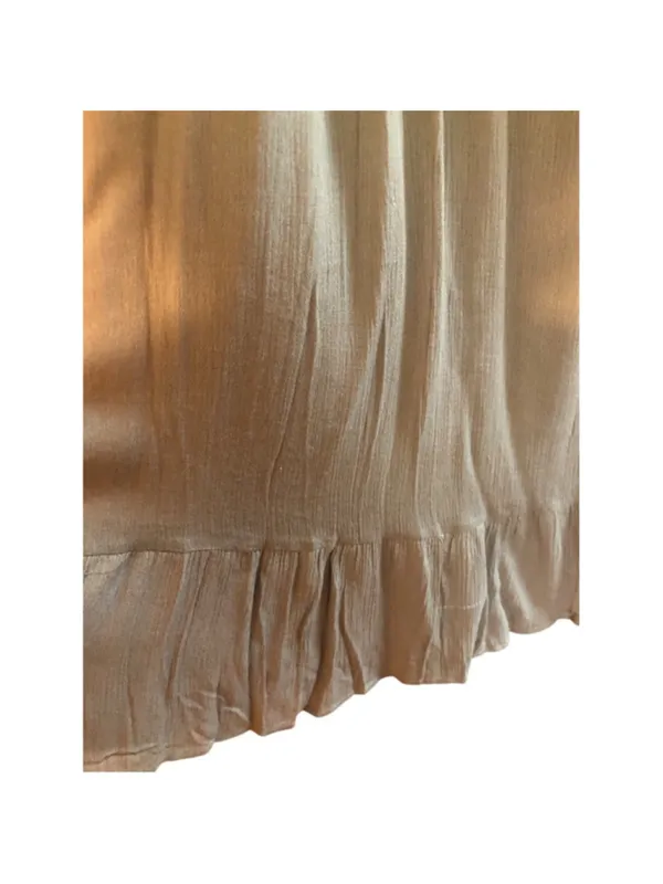Ces Femme Dress Size L Olive Green Sleeveless Eyelets - Image 6