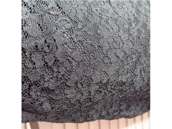 Black sheer lace dress 3/4 sleeves cocktail wedding guest homecoming whimsigoth - Image 10