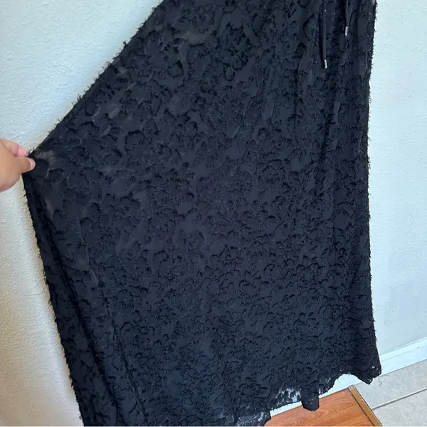 House of CB ‘Seren’ Black Floral Lace Back Maxi Dress NWOT size‎ M regular A-C - Image 9