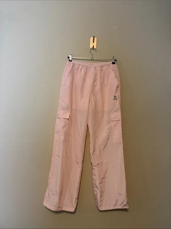 Rest&‎ Recreation Pink Wide Cargo Pants Size Small NWT - Image 3