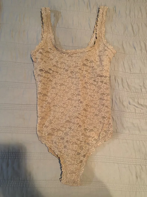 Aerie tan lace bodysuit - Image 2
