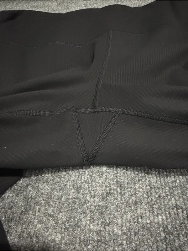lululemon athletica Black Ribbed High-Rise Leggings - Image 4