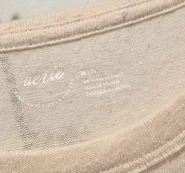 Aerie “Sunshine” Linen Blend Oversized Tee - Image 4