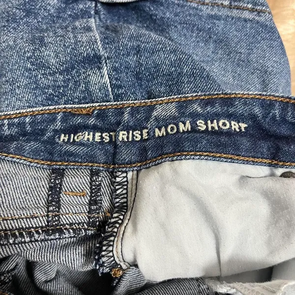 American Eagle ੈ✩‧₊˚  blue denim high waisted shorts - Image 4