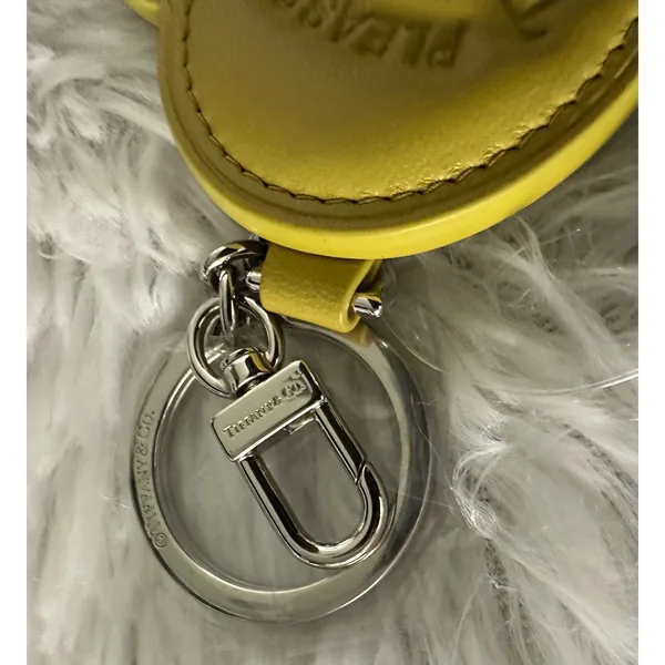 Tiffany & Co. New‎ Leather Heart Rtt Return to Tiffany Keychain Keyring - Image 3