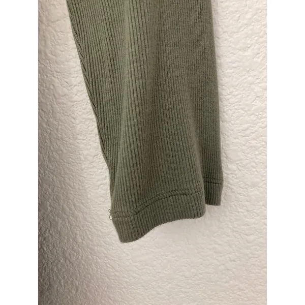 Anthropologie Saturday Sunday Copeland Earthy Minimalism Olive Green Shirt Top - Image 5