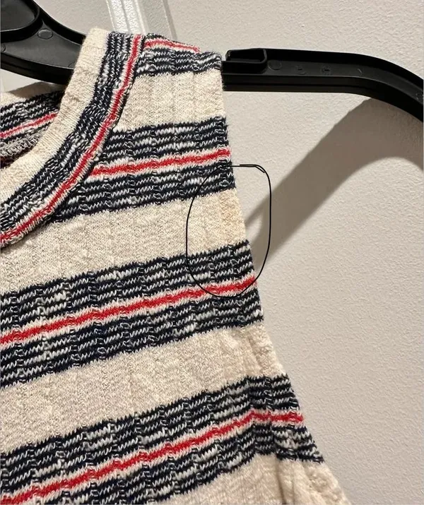 Madewell Striped Knitted Sleeveless Tank Top - Image 6