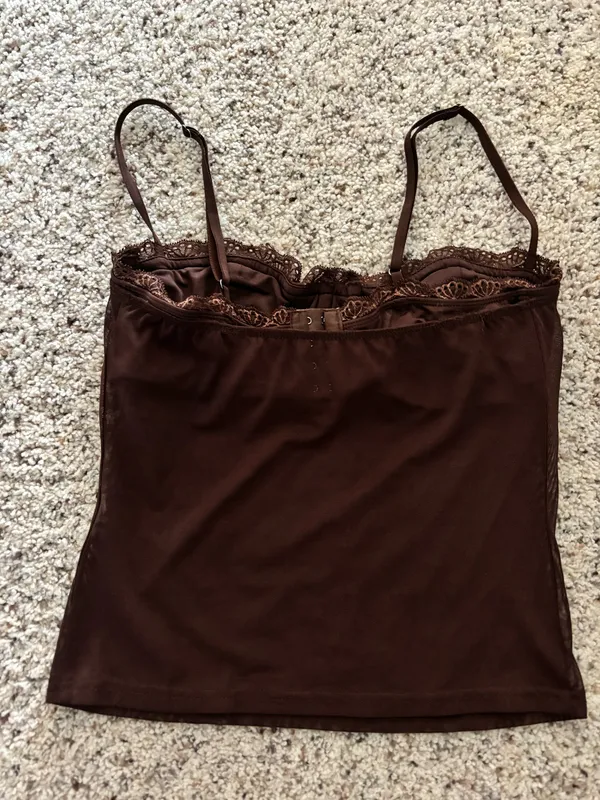 Edikted Underwire Lace Mesh Top - Image 2