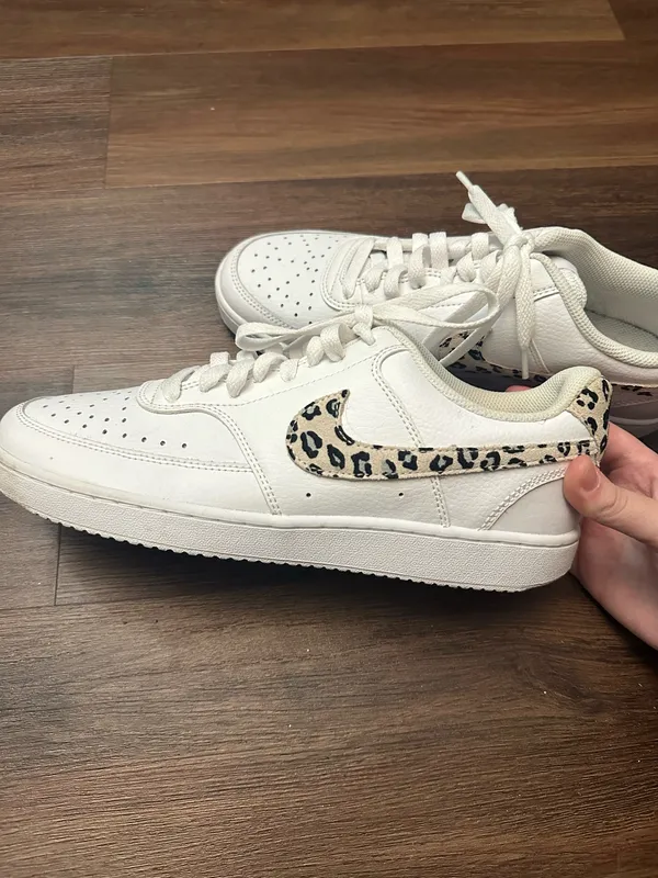 Nike Court Vision Low Cheetah Print Sneakers - Image 3