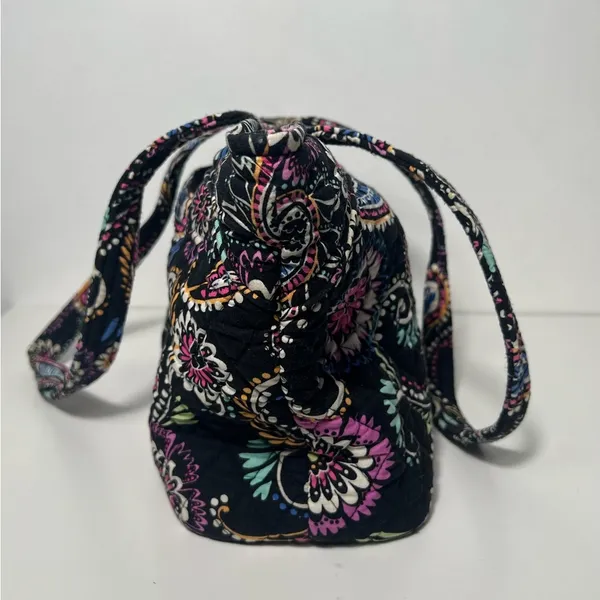Vera Bradley Glenna Bandana Swirl Quilted Shoulder Bag Purse Tote - Image 6