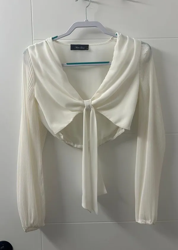 Anna Grace Cream Going Out Top - Image 2