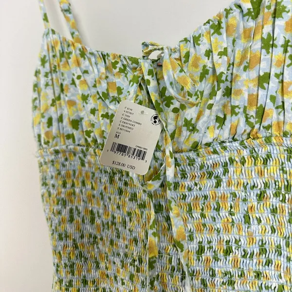 FREE PEOPLE Lavender Daze Dress in Green Combo Size Medium NWT - Image 7