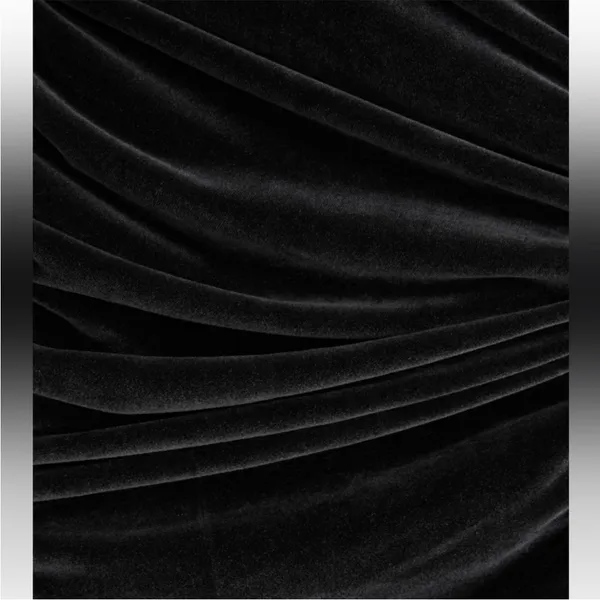 Abercrombie Long Sleeve Asymmetrical Velvet Mini Dress - Image 2