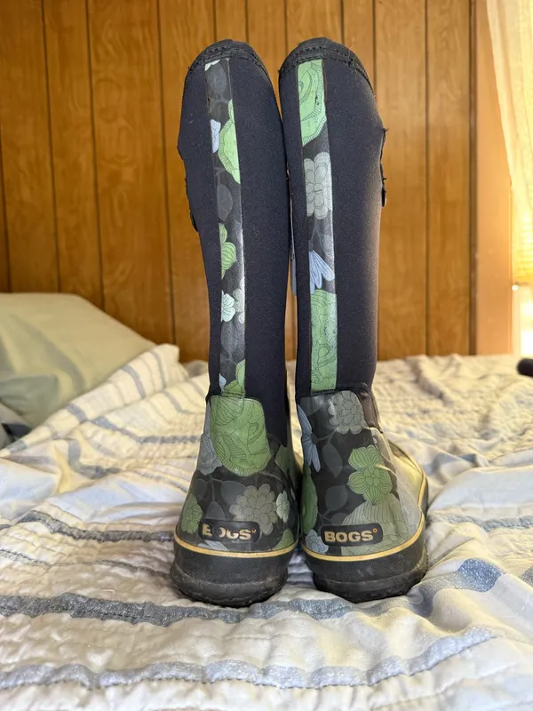 Bogs Classic High Le Jardin boots 8 Green - Image 3