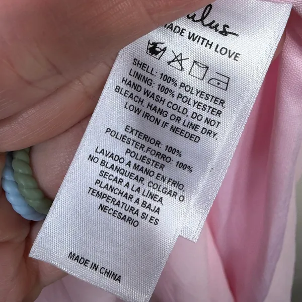NEW Lulus Magical Magnetism Light Pink Off-the-Shoulder Chiffon Maxi Dress Small - Image 11