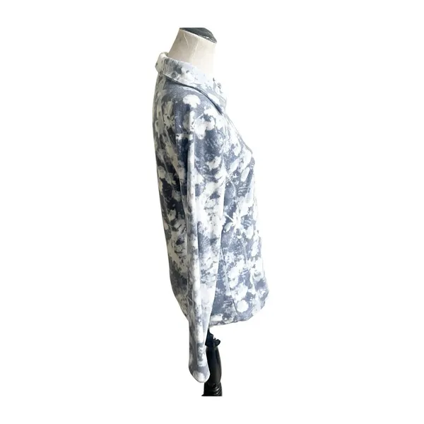 Columbia Active Fit Artic Air Fleece NWT Flannel Pullover Size Medium Grey Camo - Image 3