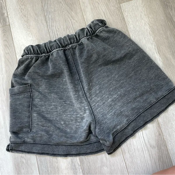Free People Cozy Girl Good Vibes Shorts Gray (small) loungewear comfy sleep - Image 5