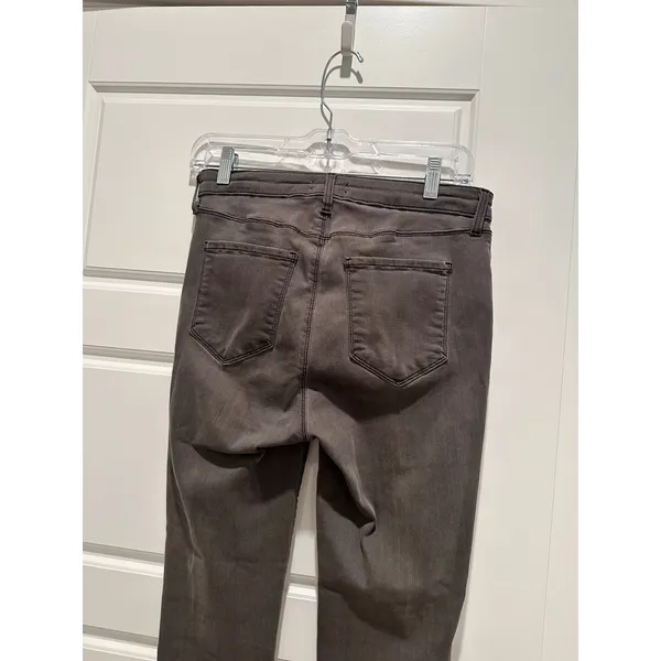 L'AGENCE Margot High‎ Rise Skinny Jeans Cast Iron Grey Size 29 Made in USA - Image 8