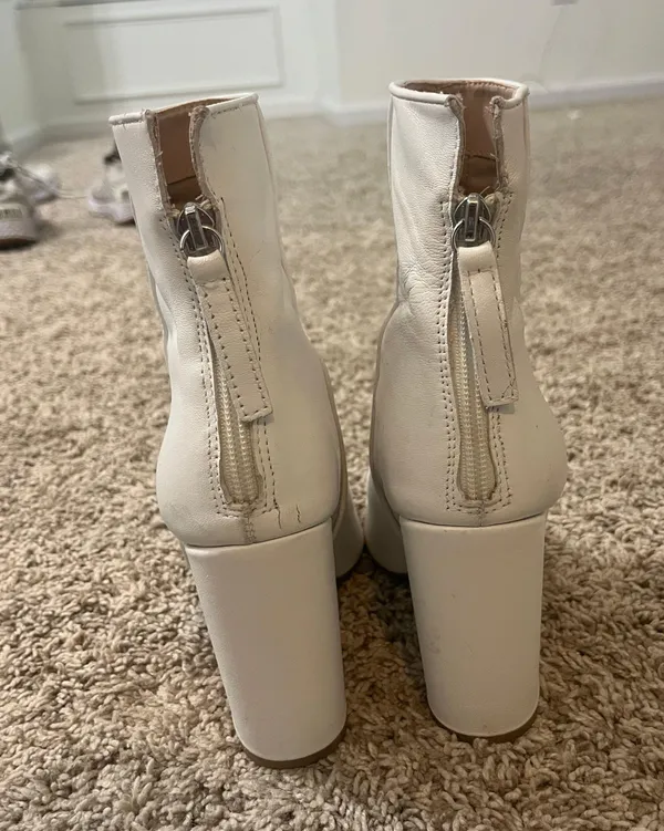 Steve Madden White Booties - Image 3
