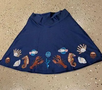 Her Pony The Label Under The Sea Beaded Mini Skirt - Image 10