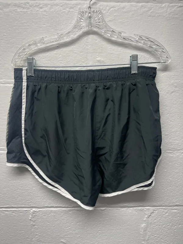 Nike Black Running Shorts with White Trim - Image 3