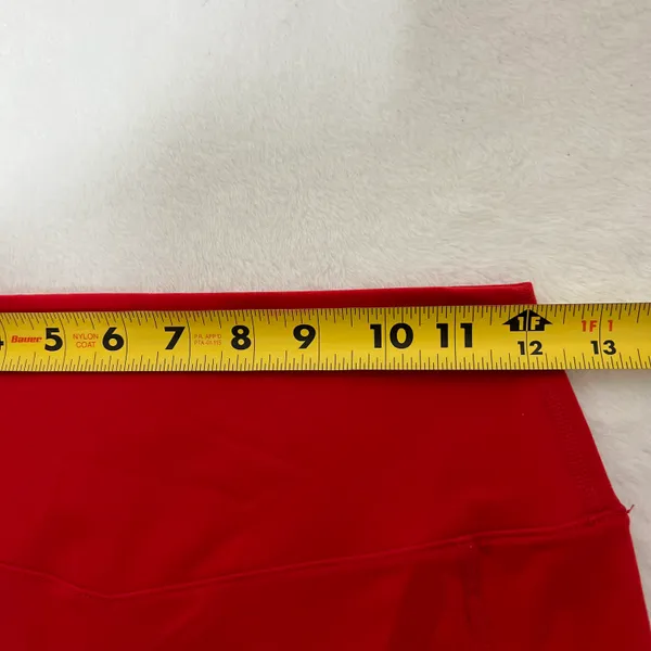Buffbunny Red Leggings With Pockets Medium - Image 9