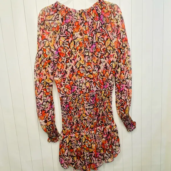 Misa Los Angeles Celina Dress in Fire Floral Feminine - Red, Pink, Black XS Gorg - Image 9
