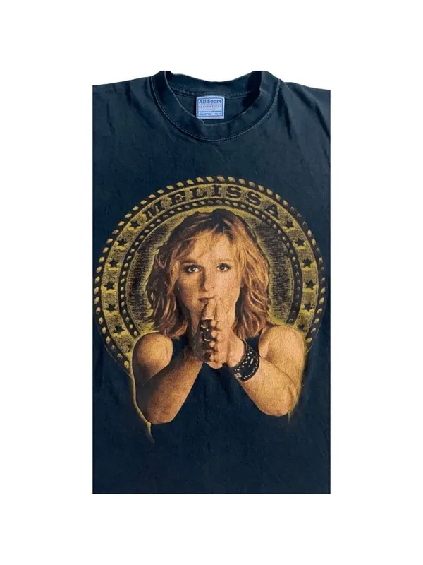 Vintage Melissa Etheridge T-Shirt 90s Rock Band Graphic Tee Made in USA Size M - Image 4