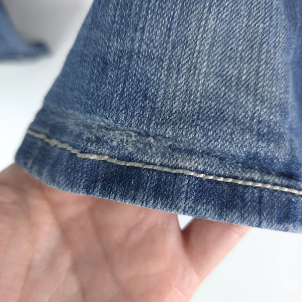 Wrangler Rock 47 Ultra Low Rise Embellished Flare Jeans Size 5x36‎ WHX65MG - Image 13