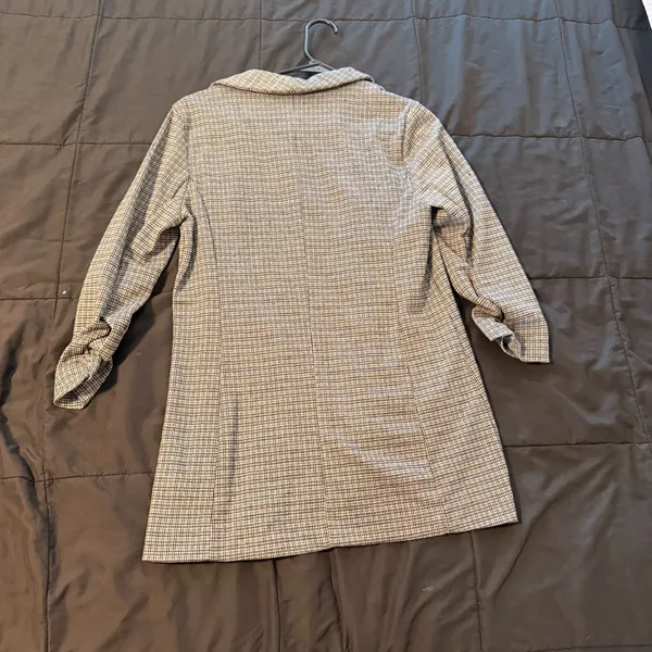 Houndstooth Blazer Gray Size M - Image 3
