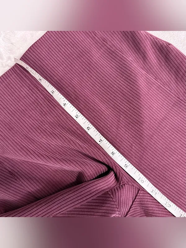 Lululemon Ribbed Softstreme Flared Pant Garnet Size 4 - Image 12
