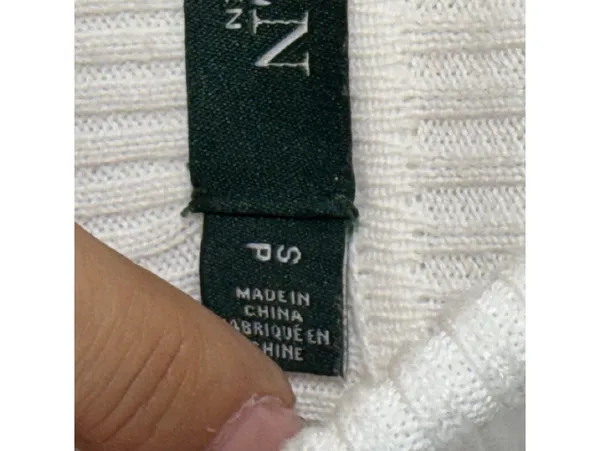 Lauren Ralph Lauren S White Ribbed Turtleneck Sweater - Image 7