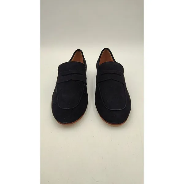 Quince Black Suede Penny Loafers - Image 2