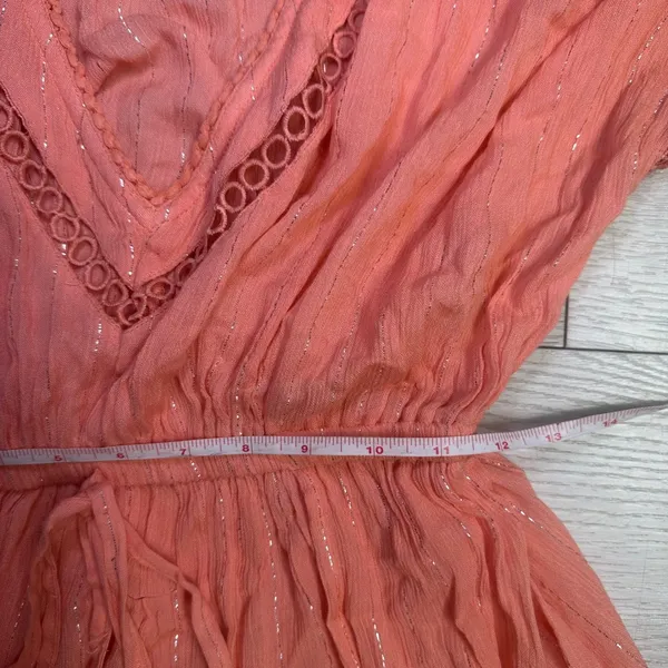 Z&L Europe made with love orange coverup‎ beach maxi dress medium vacation - Image 5