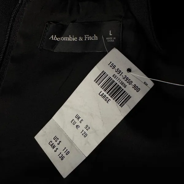 Abercrombie & Fitch Large Midi Dress Square Neck Stretch Empire Waist Sleeveless - Image 14