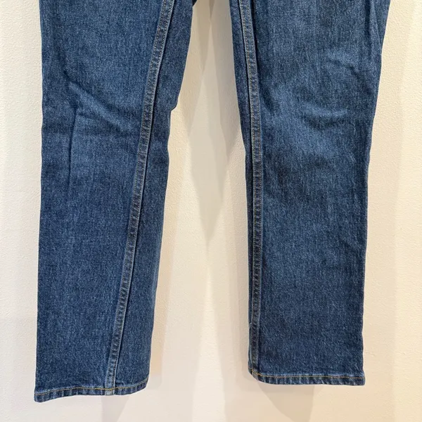 Abercrombie & Fitch The ‘90s Straight Ultra High Rise Jeans Dark Wash - Image 3