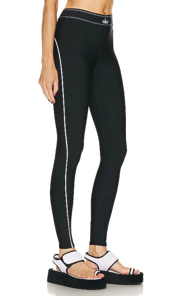 Alo Airlift High-Waist Suit Up Legging Black/White XXS - Image 3