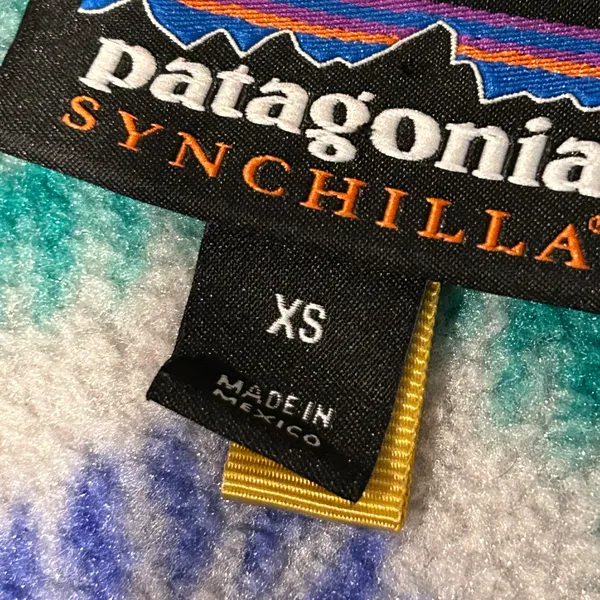 Patagonia Jacket Womens XS Synchilla Snap T Fleece Pullover Aztec Tribal‎ - Image 7