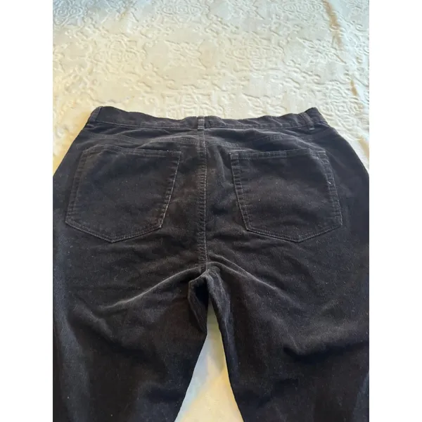Women’s Chaps Brown Stretch Corduroy Pants Size 8 - Image 15