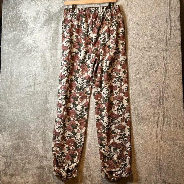 Lovers and Friends Tie Ankle Sweatpant in Red Victorian Floral size Medium‎ - Image 2