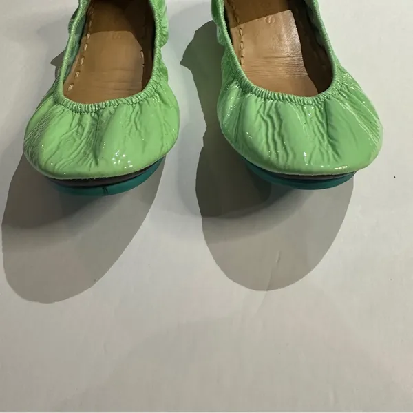 TIEKS Mint Patent Leather Ballerina Flats 7 limited sold out online - Image 2