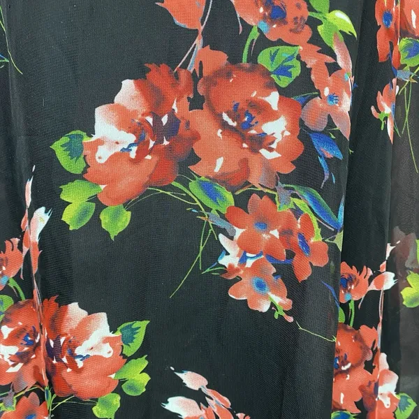 Betsey Johnson Halter Dress Floral Size 8 Flowers Flowy Lined Y2K‎ Romantic - Image 4