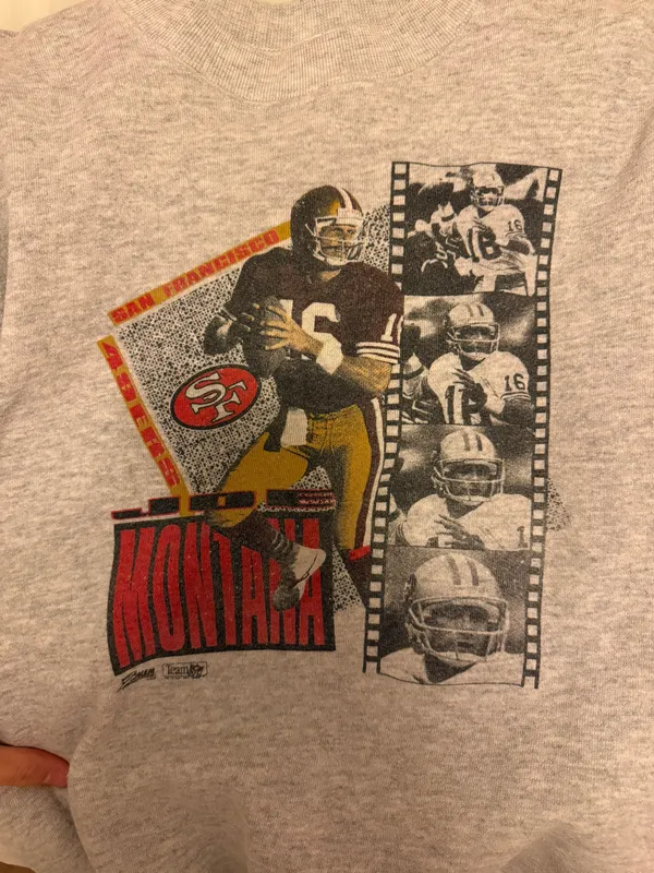 Vintage 49ers Crew Neck Gray - Image 2