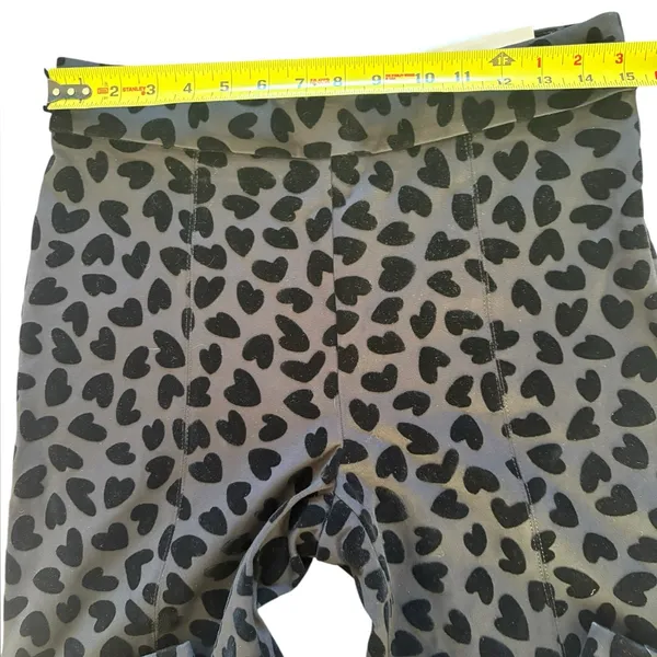 Ann Taylor Black Velvet Heart Pants Wide Leg High Rise Cropped Womens 4 NEW - Image 11