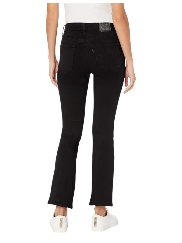 NWT Levi's 725 High Rise Stretch Bootcut Jeans 92911670 Soft Black 34 - Image 2