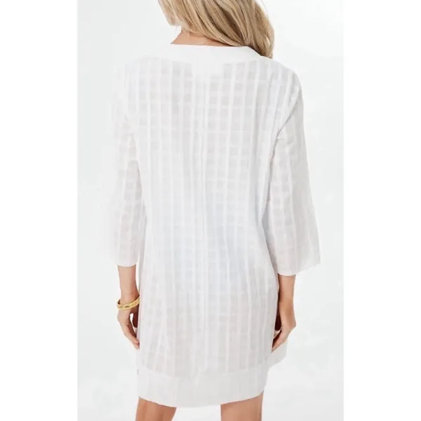 Tuckernuck Pomander Place Mini Carolina Caftan Coverup Dress Size Medium - Image 2